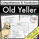 Old Yeller | Comprehension and Vocabulary