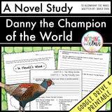 Danny the Champion of the World Novel Study Unit