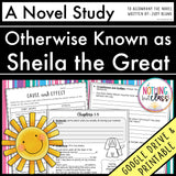 Otherwise Known as Sheila the Great Novel Study Unit