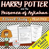 Harry Potter and the Prisoner of Azkaban Novel Study MEGA Pack
