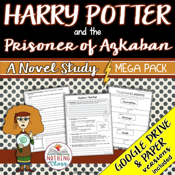 Harry Potter and the Prisoner of Azkaban Novel Study MEGA Pack