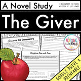 The Giver Novel Study Unit