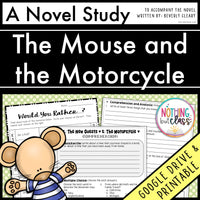 The Mouse and the Motorcycle Novel Study Unit