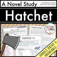Hatchet Novel Study Unit