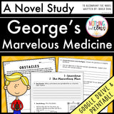 George's Marvelous Medicine Novel Study Unit