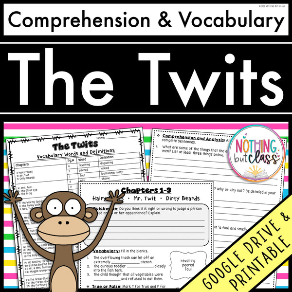 The Twits | Comprehension and Vocabulary