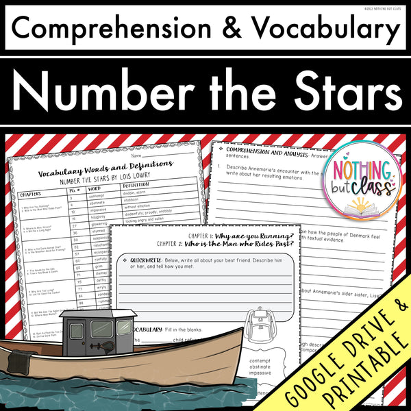 Number the Stars | Comprehension and Vocabulary