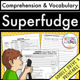 Superfudge | Comprehension and Vocabulary