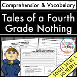 Tales of a Fourth Grade Nothing | Comprehension and Vocabulary