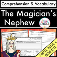 The Magician's Nephew | Comprehension and Vocabulary