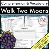 Walk Two Moons | Comprehension and Vocabulary