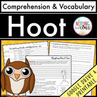 Hoot | Comprehension and Vocabulary