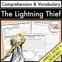 The Lightning Thief | Comprehension and Vocabulary