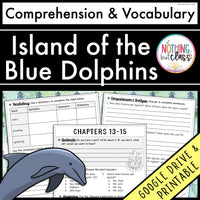 Island of the Blue Dolphins | Comprehension and Vocabulary