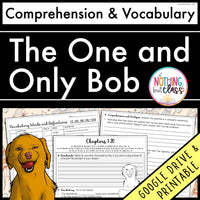 The One and Only Bob | Comprehension and Vocabulary
