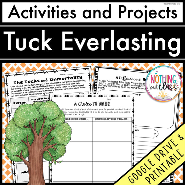 Tuck Everlasting | Activities and Projects