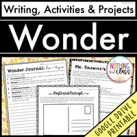 Wonder | Writing, Activities, and Projects