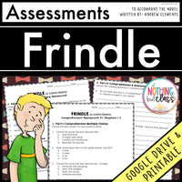 Frindle - Tests | Quizzes | Assessments