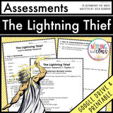 The Lightning Thief - Tests | Quizzes | Assessments