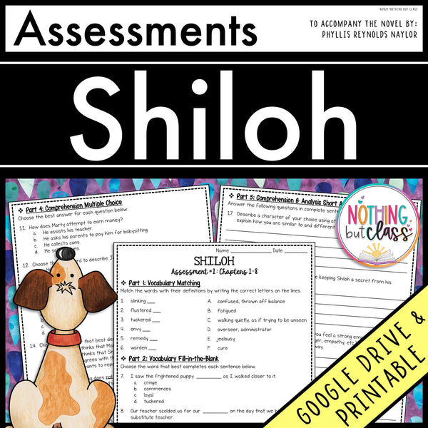 Shiloh | Tests | Quizzes | Assessments