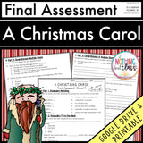 A Christmas Carol - Tests | Quizzes | Assessments
