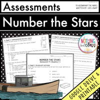 Number the Stars - Tests | Quizzes | Assessments
