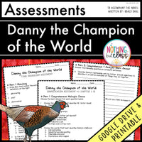 Danny the Champion of the World - Tests | Quizzes | Assessments