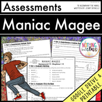 Maniac Magee - Tests | Quizzes | Assessments
