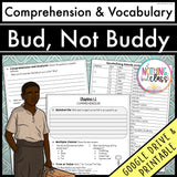 Bud, Not Buddy | Comprehension and Vocabulary