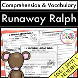 Runaway Ralph | Comprehension and Vocabulary by chapter