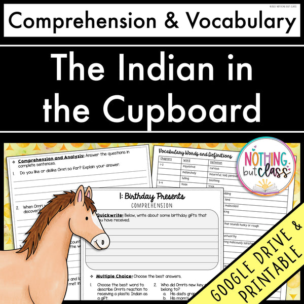 The Indian in the Cupboard | Comprehension and Vocabulary