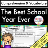 The Best School Year Ever | Comprehension and Vocabulary