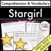 Stargirl | Comprehension and Vocabulary
