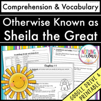 Otherwise Known as Sheila the Great | Comprehension and Vocabulary