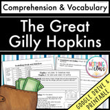 The Great Gilly Hopkins | Comprehension and Vocabulary