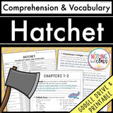 Hatchet | Comprehension and Vocabulary