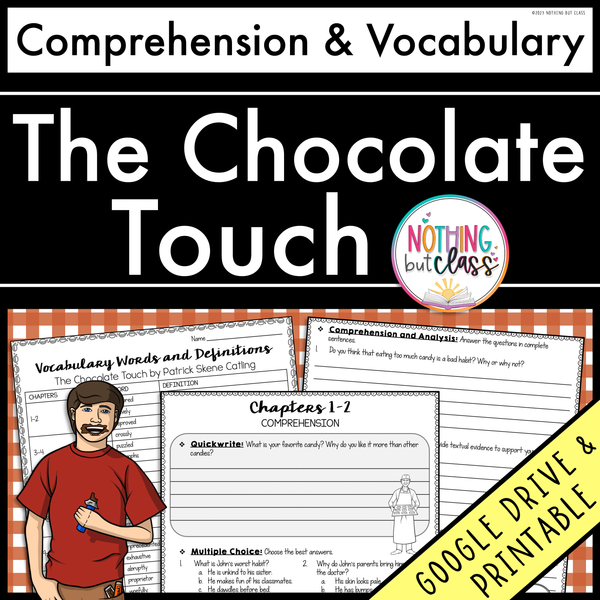 The Chocolate Touch | Comprehension and Vocabulary