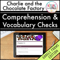 Charlie and the Chocolate Factory | Google Forms Edition | Novel Study