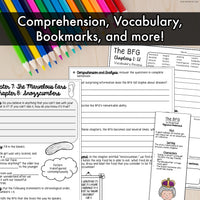 The BFG | Comprehension and Vocabulary