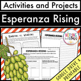 Esperanza Rising | Activities and Projects