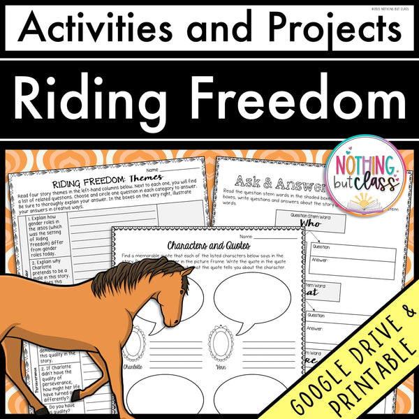 Riding Freedom | Activities and Projects
