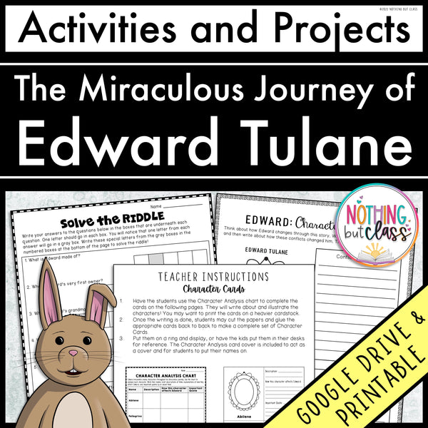 The Miraculous Journey of Edward Tulane | Activities and Projects