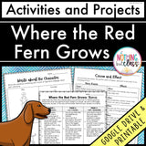Where the Red Fern Grows | Activities and Projects