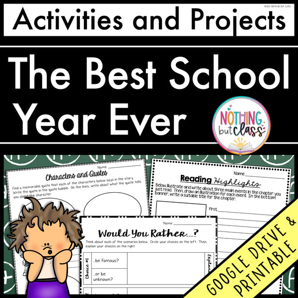 The Best School Year Ever | Activities and Projects